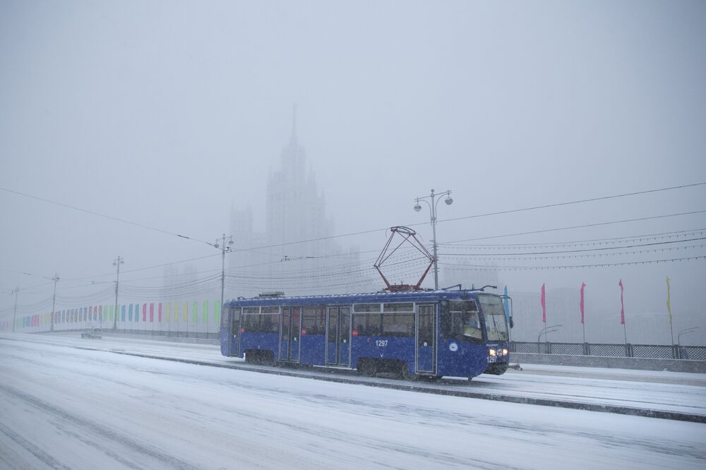 Moskva snijeg, Foto: Beta/AP