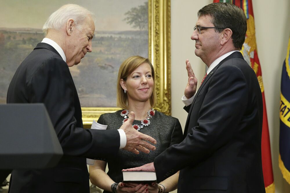 Džozef Bajden, Stefani Karter, Ešton Karter, Foto: Reuters