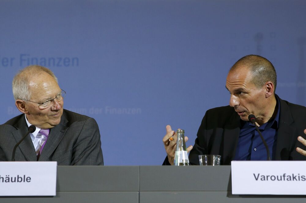 Volfang Šojble, Janis Varufakis, Foto: Reuters