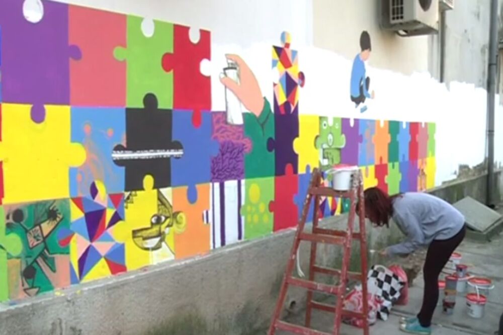 TV Vijesti mural, Foto: Screenshot (TV Vijesti)