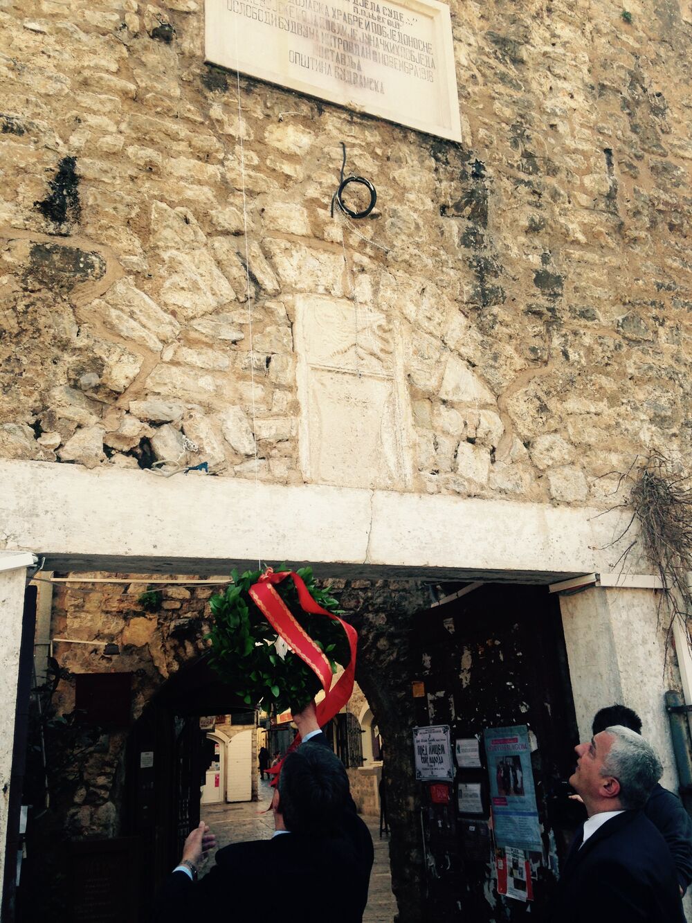 tabla srpskim oslobodiocima Budva, Andrija Mandić