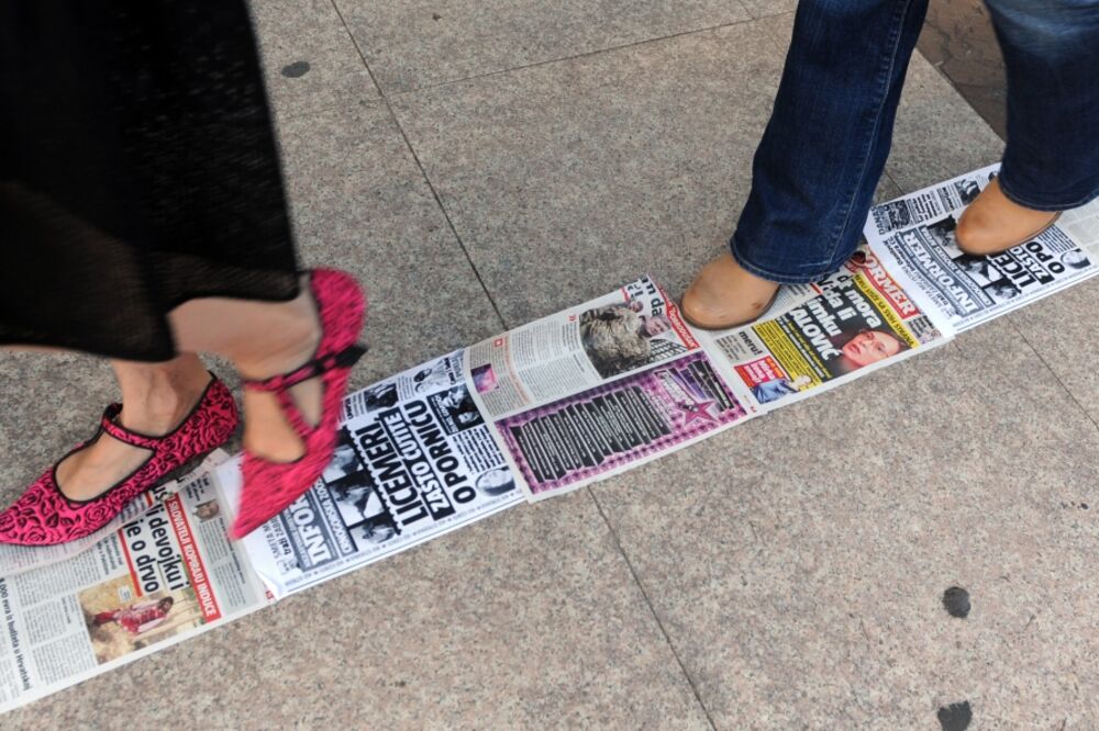 Informer protest, Foto: Savo Prelević