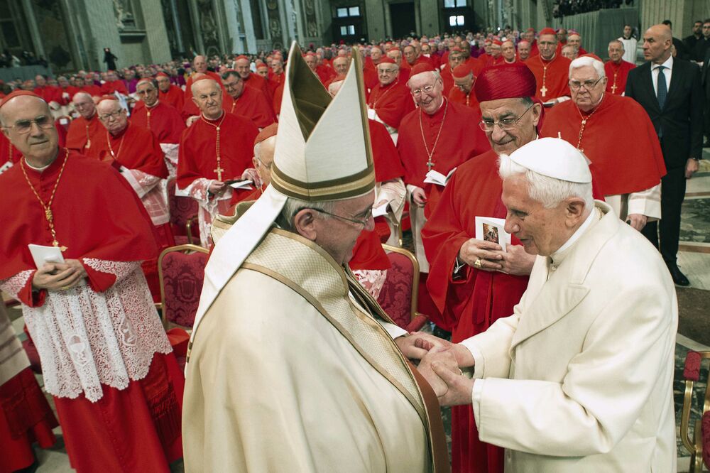 Papa Franjo, Benedikt XVI, Foto: Reuters