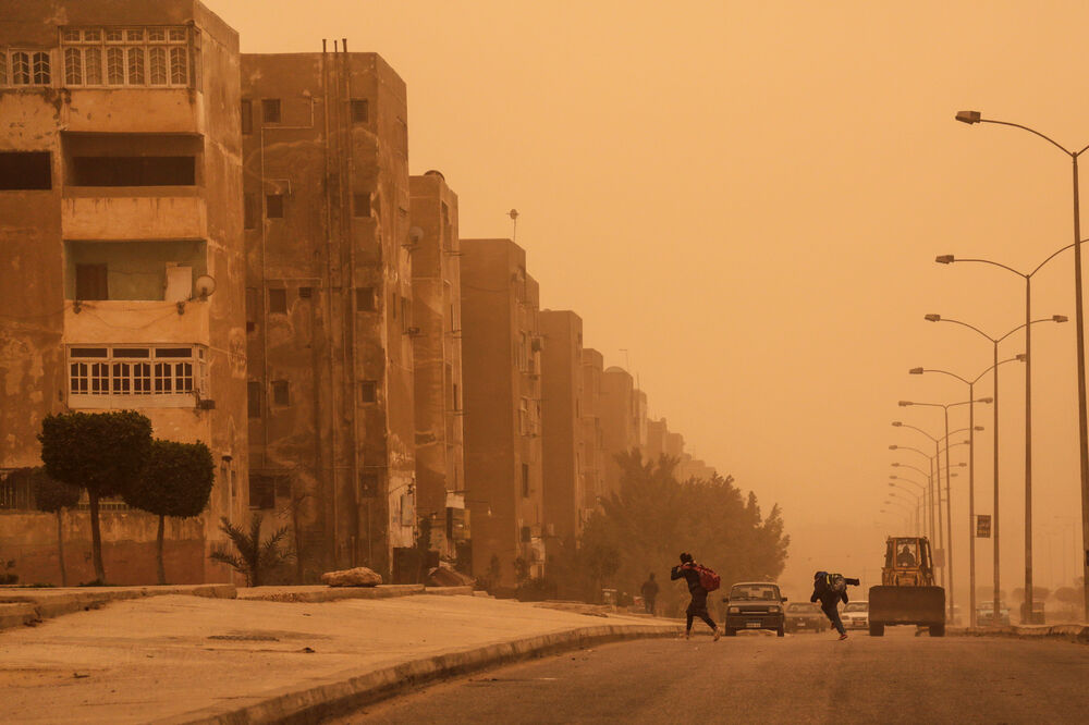 Kairo, pješčana oluja, Foto: Beta/AP