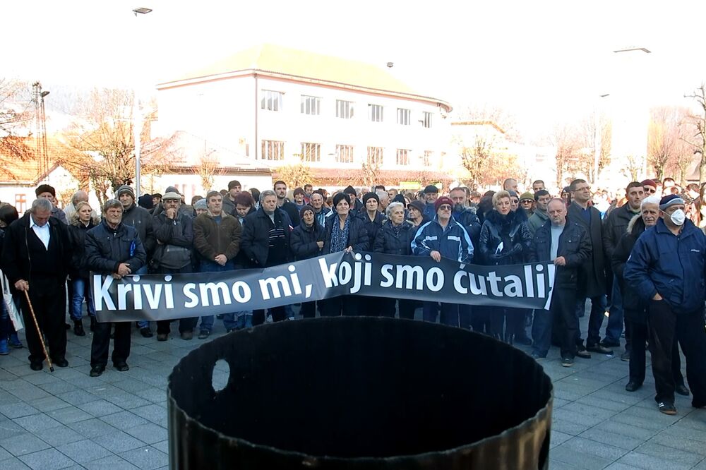 Pljevlja, protest, Foto: Ekološki pokret Ozon