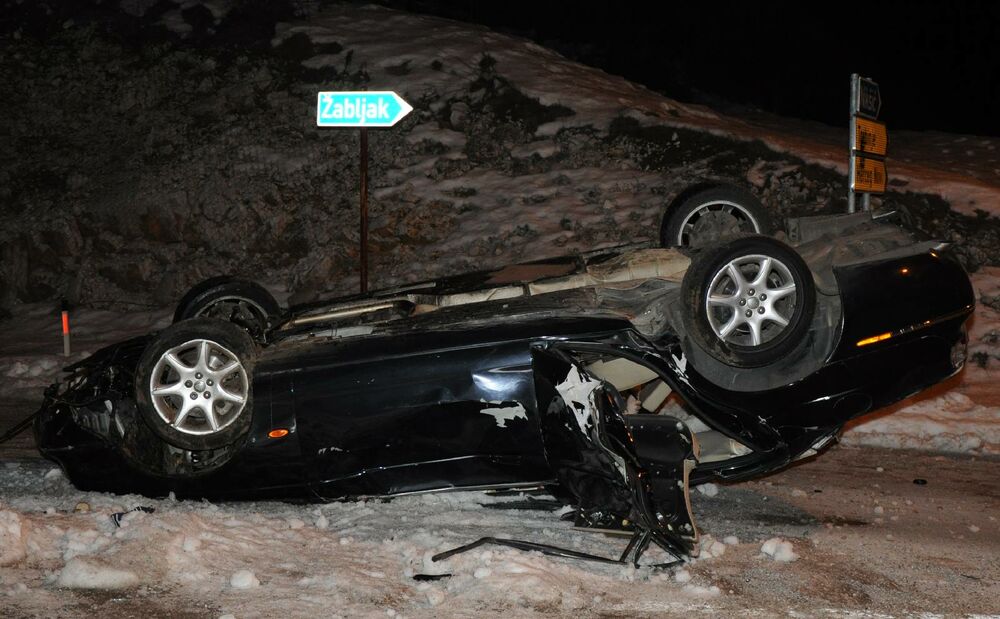 Jaguar Nikšić udes