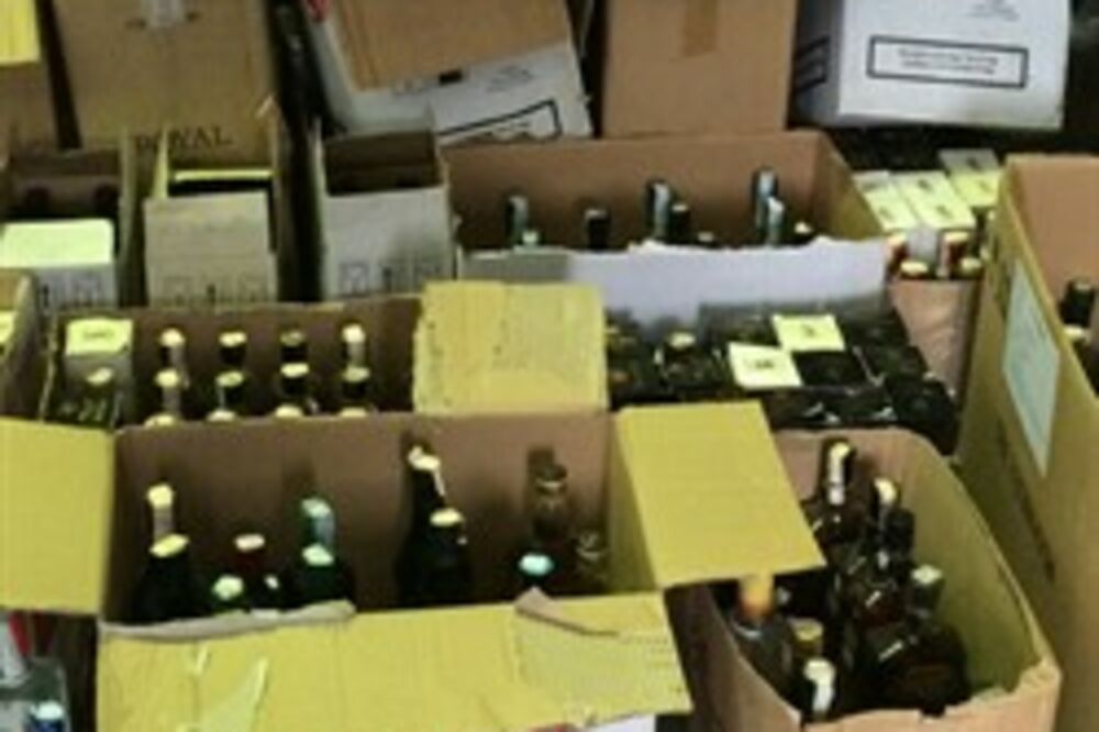 Alkohol, Foto: Uprava carina