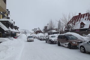 Žabljak: Nanosi snijega na putu prema Šavniku, oprezno vozite