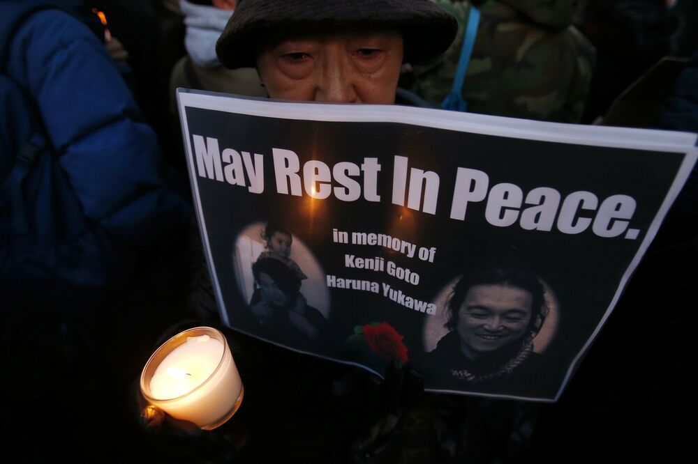 Kendži Goto, bdijenje, Foto: Reuters