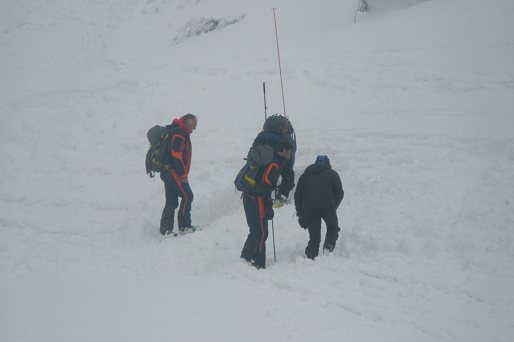 vježba spasavanja u lavinama, Foto: GSS CG
