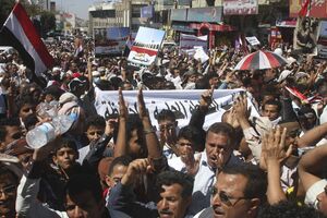 Demonstracije protiv Huta širom Jemena