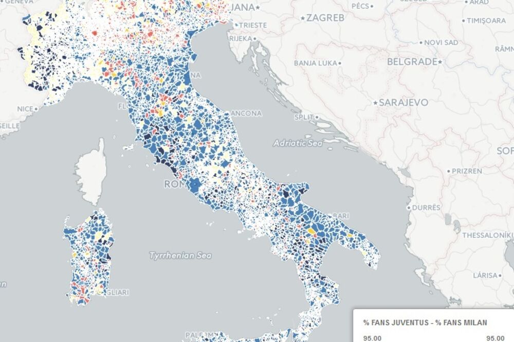 Juventus - Milan mapa, Foto: Gazzetta.it
