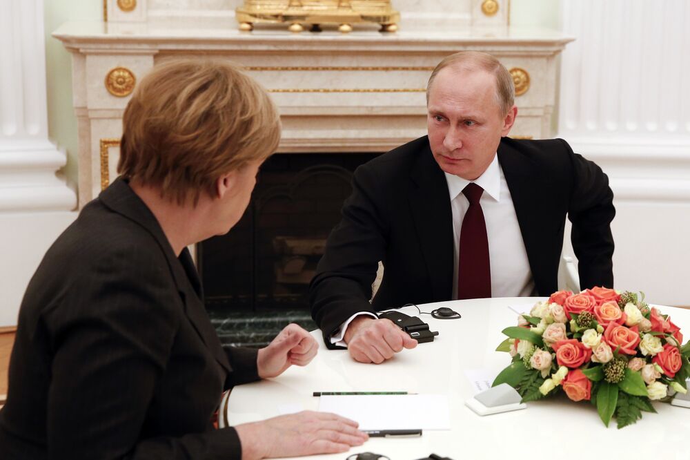 Angela Merkel, Vladimir Putin, Foto: Reuters