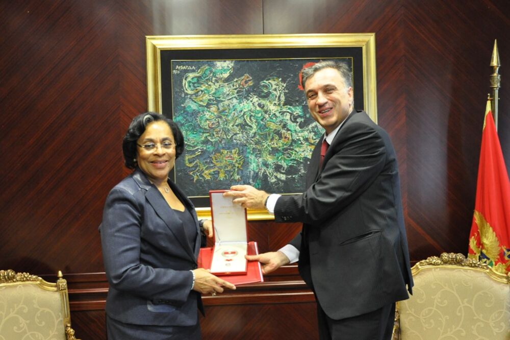 Su Kej Braun, Filip Vujanović, Foto: Predsjednik.me