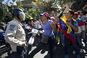 Marš Madurovih protivnika u glavnom gradu Venecuele