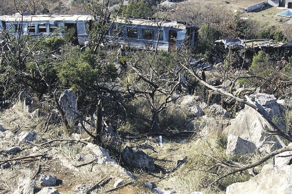 željeznička nesreća na Bioču, Foto: Savo Prelević