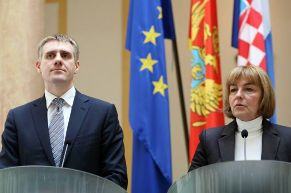 Igor Lukšić i Vesna Pusić, Foto: Beta