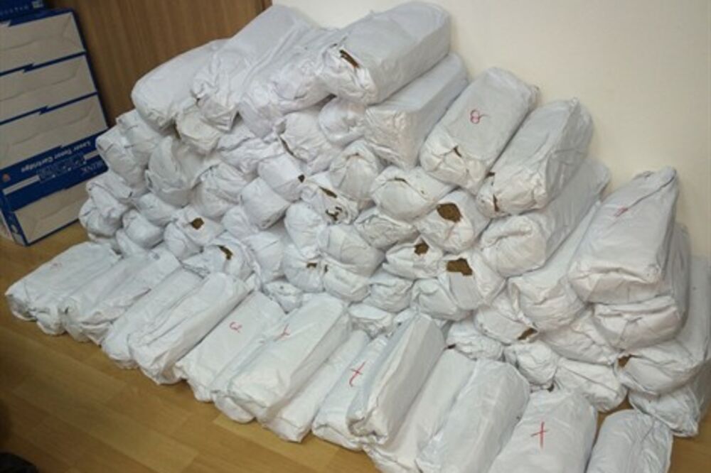 Zaplijenjeni duvan, Foto: Upravacarina.gov.me