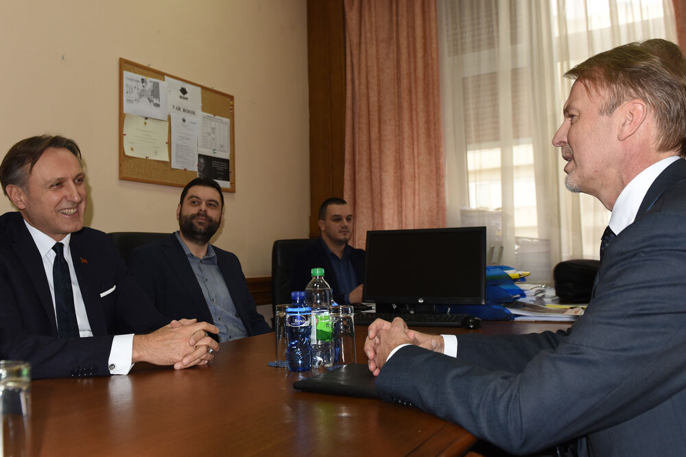 Ranko Krivokapić i Aivo Orav, Foto: Savo Prelević