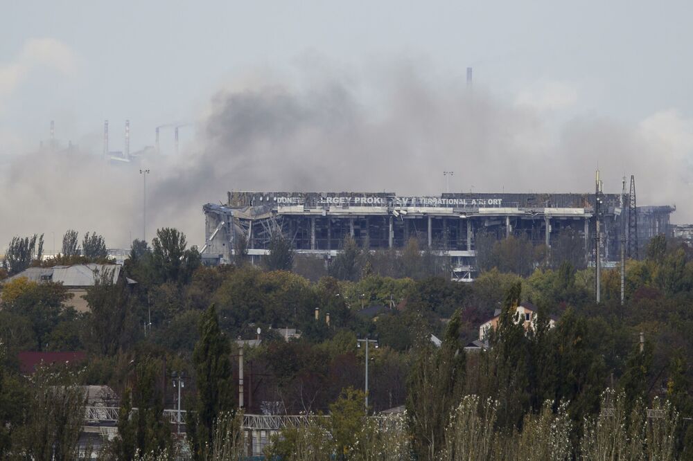 Dim u blizini donjeckog aerodroma, Foto: Reuters