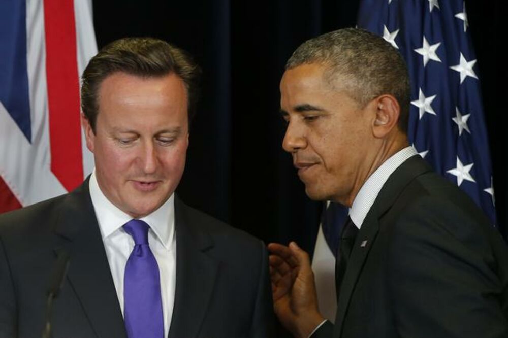 Dejvid Kameron, Barak Obama, Foto: Beta/AP