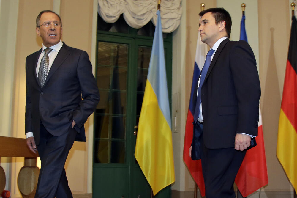 Pavlo Klimkin, Sergej Lavrov, Foto: Beta/AP