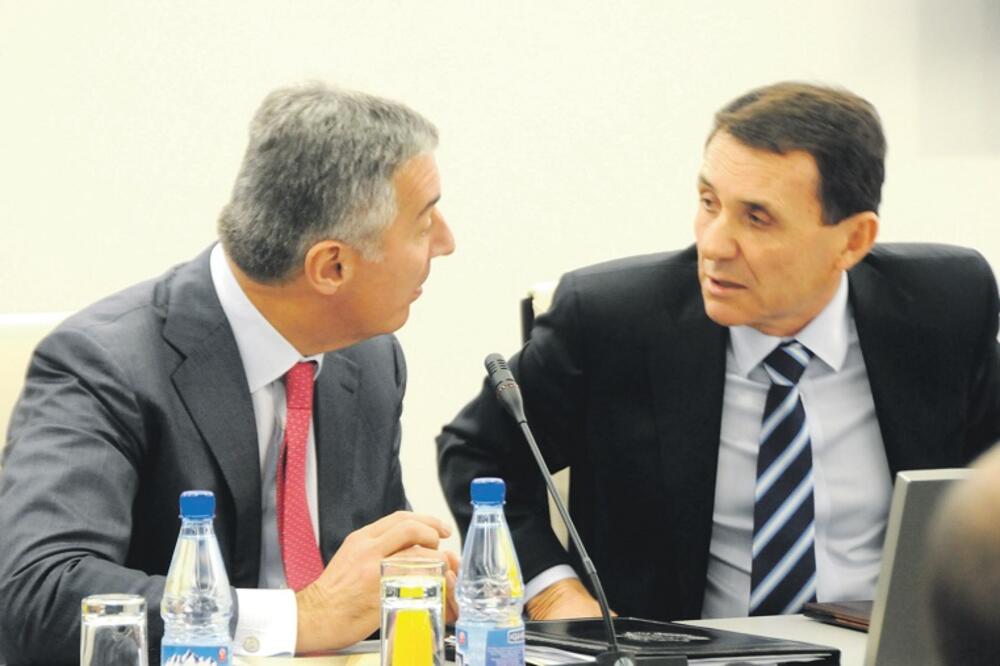 Milo Đukanović, Velimir Mijušković, Foto: Boris Pejović