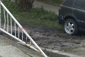 Herceg Novi: Izgorio BMW