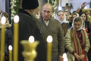 Manje od dva odsto Rusa za Božić u crkvi