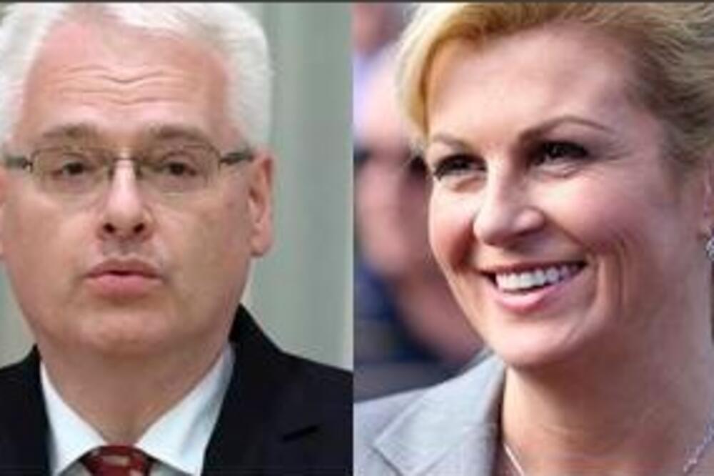 Ivo Josipović, Kolinda Grabar Kitarović, Foto: Betaphoto/HINA