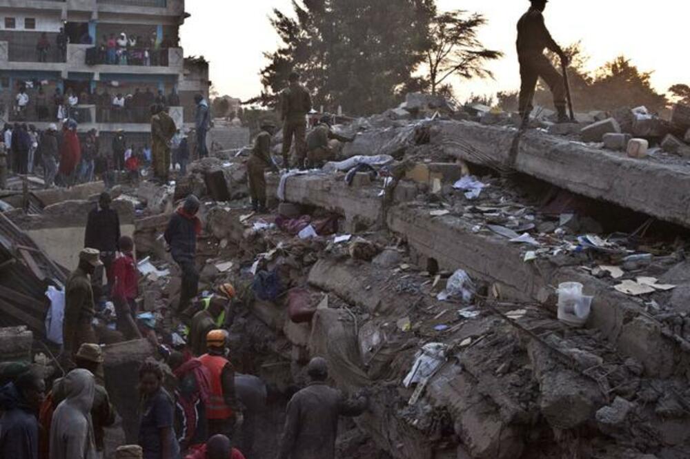Kenija, srušena zgrada, Foto: Beta-AP