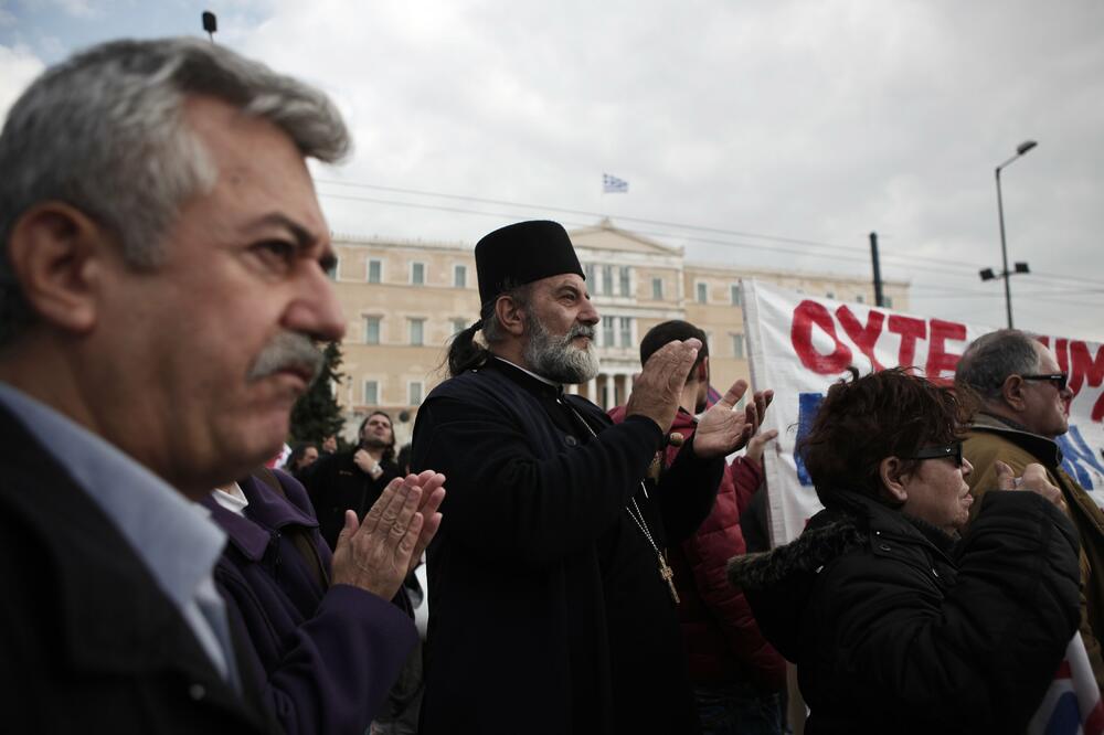 Grčka protest, mjere štednje, Foto: Reuters