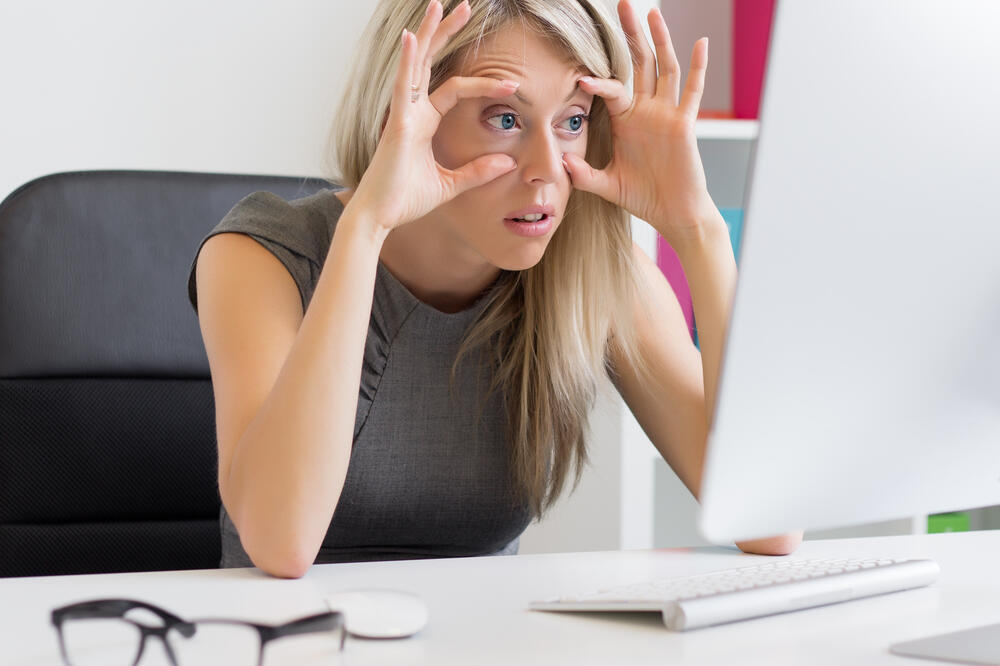 kompjuter, oči, posao, Foto: Shutterstock