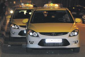 Podgorica: Petorica taksisti polomila nos