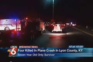SAD: Djevojčica preživjela pad aviona