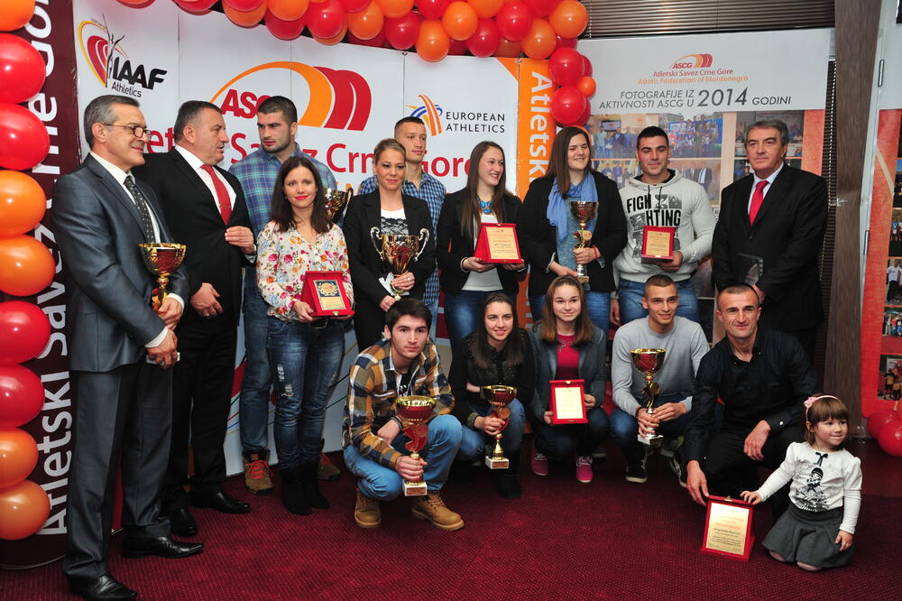 Najbolji atletičari, Furtula, Perunović, Foto: Arhiva "Vijesti"