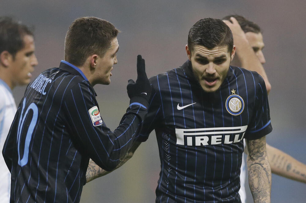 Mateo Kovačić i Mateo Ikardi, Foto: Beta/AP