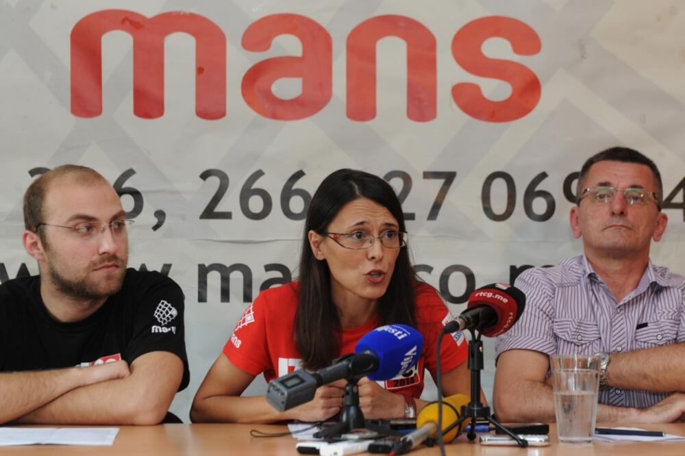MANS, Vanja Ćalović, Vuk Maraš, Foto: Savo Prelević