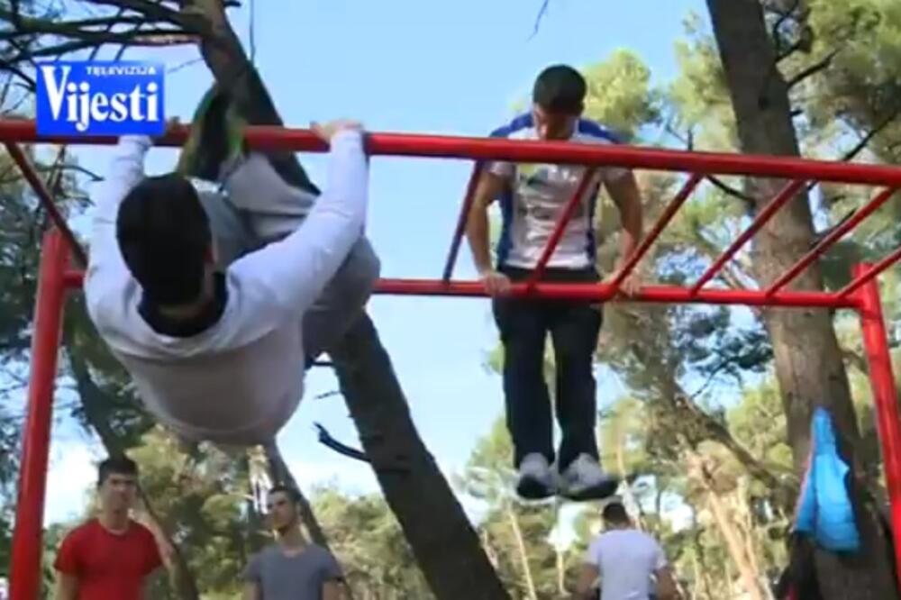 teretana na otvorenom