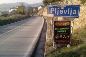 Na ulascima u Pljevlja postavljeni natpisi "Opasnost-...