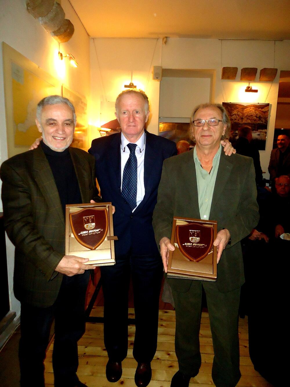 Pero Popović, Vasilije Kusovac, Mario Pilastro