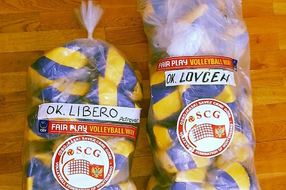 OSCG, lopte, Foto: Odbojkaški savez  Crne Gore