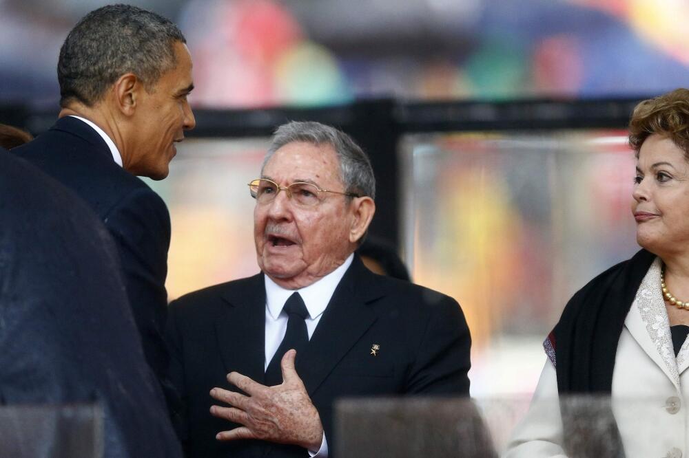 Barak Obama, Raul Kastro, Foto: Reuters