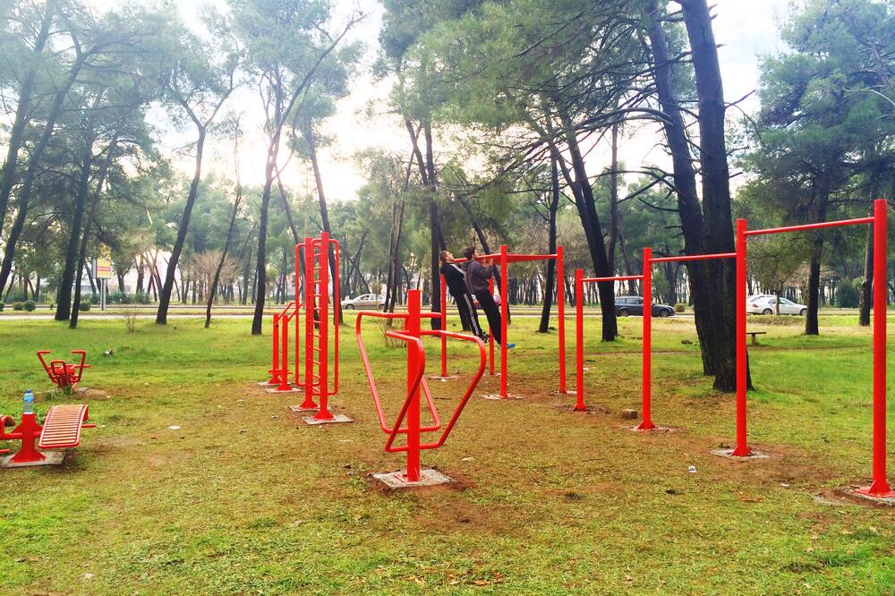 teretana na otvorenom, Foto: TV Vijesti