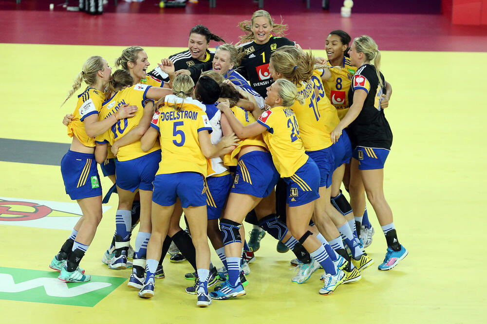 Rukometašice Švedske, Foto: Huncro2014.ehf-euro.com