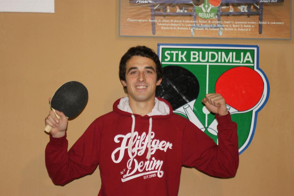 Bojan Cubović, Foto: Stonoteniski savez Crne Gore