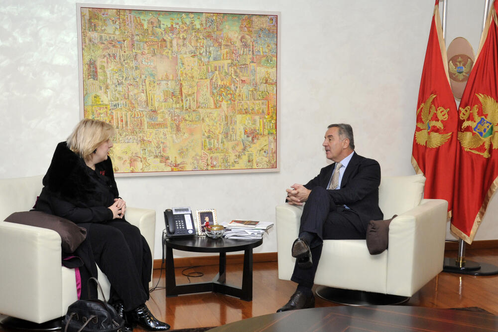 Dunja Mijatović, Milo Đukanović, Foto: Vlada Crne Gore