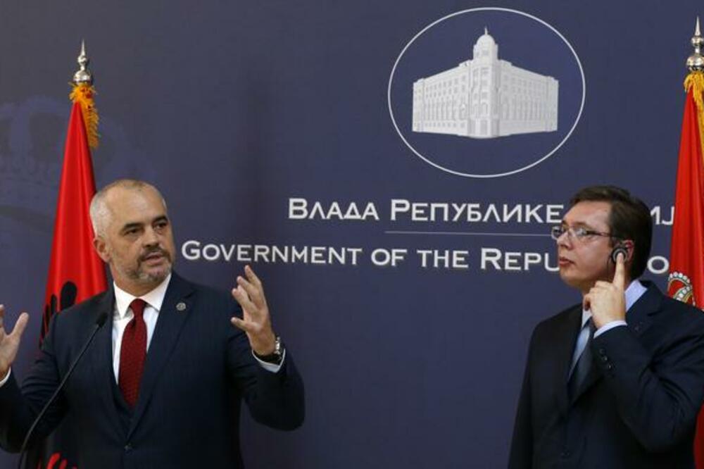 Edi Rama, Aleksandar Vučić, Foto: Betaphoto