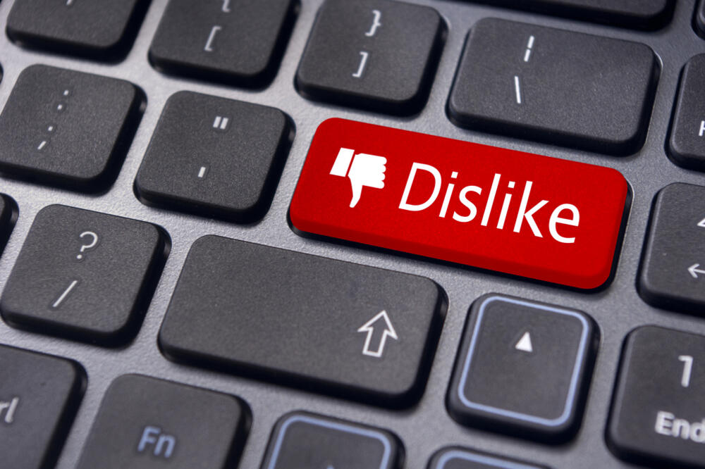 dislike, Facebook, Foto: Shutterstock