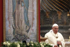 Papa Franjo obilježio praznik Naše gospe od Gvadalupe